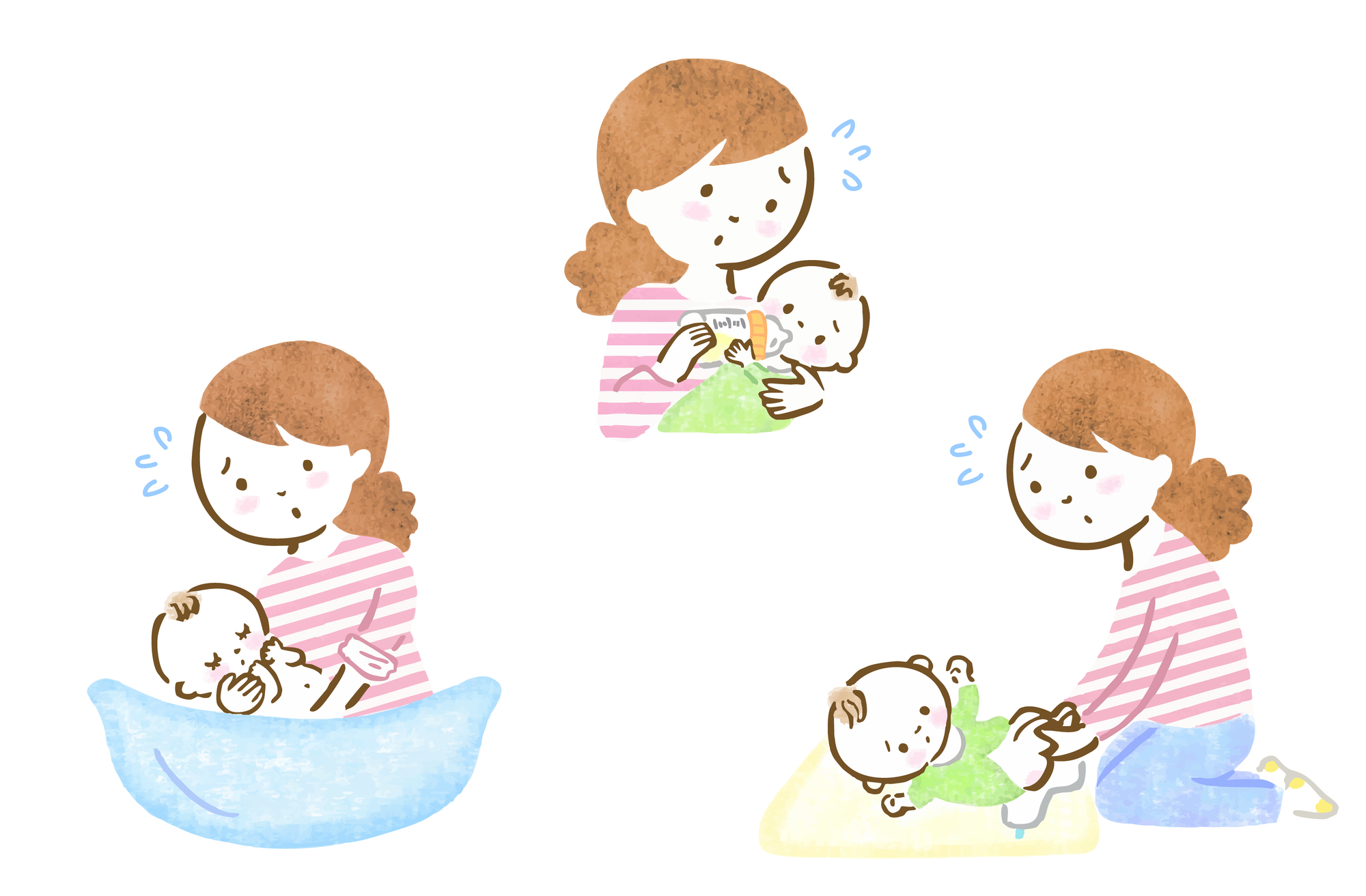 赤ちゃんの沐浴はいつまでする？期間の目安や手順、お風呂デビューの時期を解説