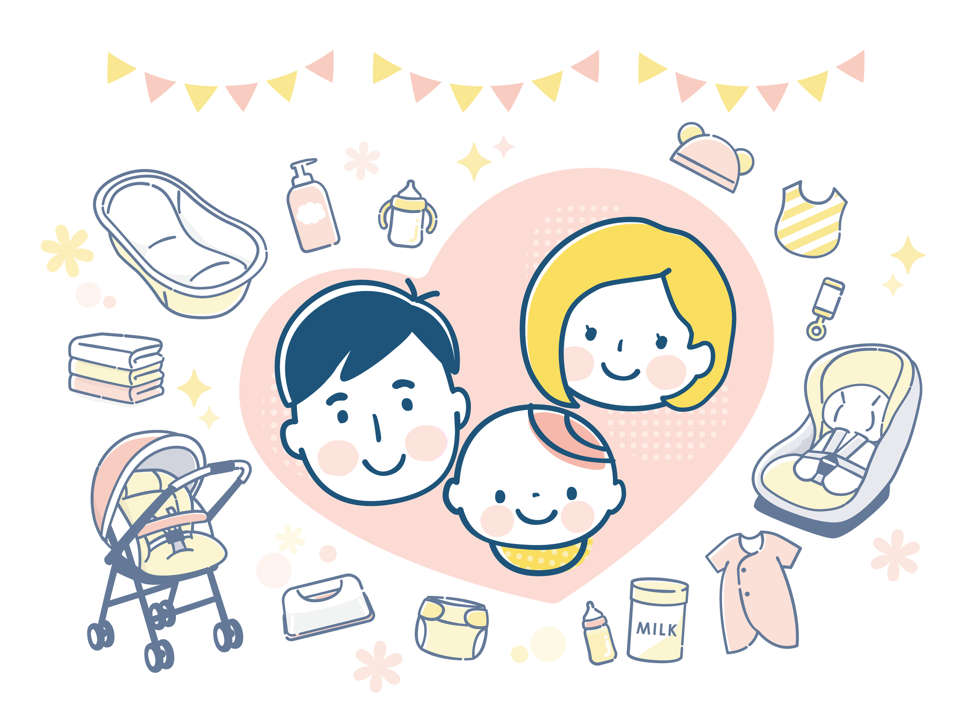 出産準備リストとは？入院中・産後に最低限必要なアイテムを解説